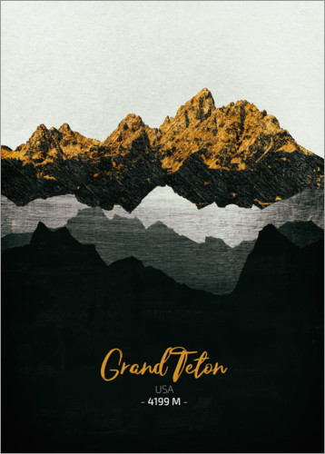 Plakat Grand Teton