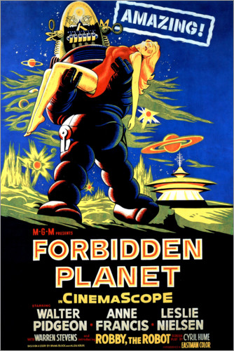 Plakat Forbidden Planet