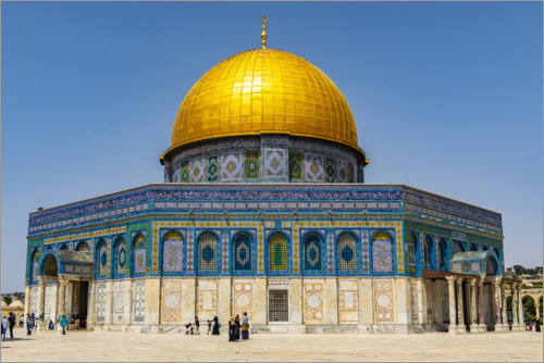 Plakat Dome of the Rock on the Temple Mount