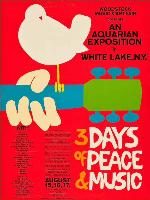 Plakat Woodstock Festival