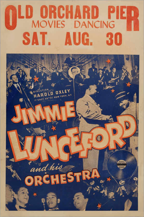 Plakat Jimmie Lunceford