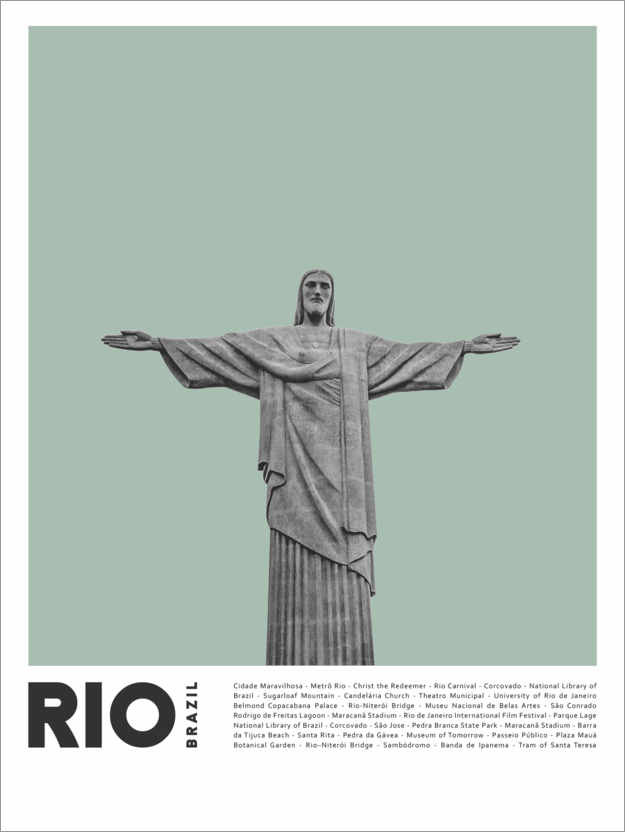 Plakat Attractions in Rio
