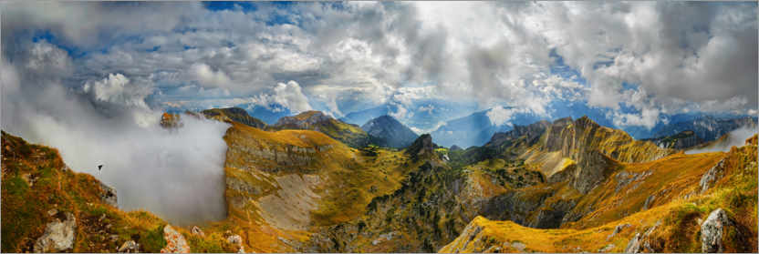 Plakat Hochiss in the Rofan Mountains, Tyrol