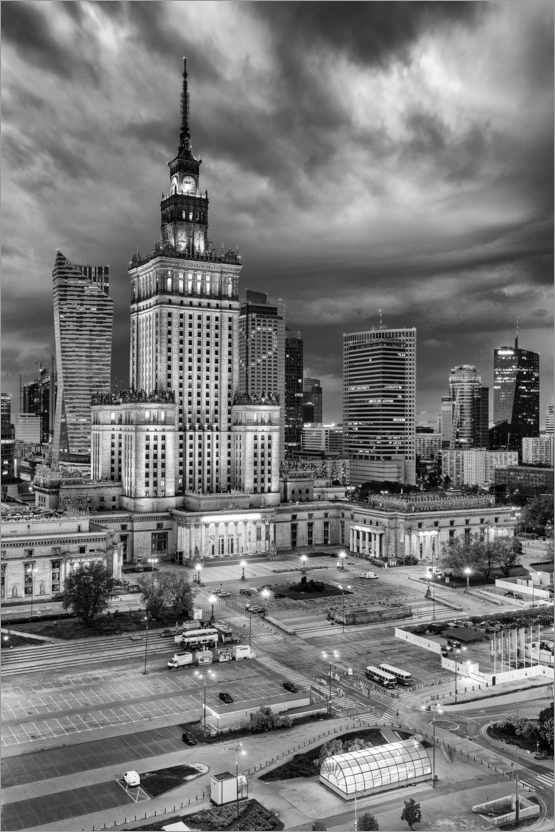 Plakat Palace of Culture - Warsaw