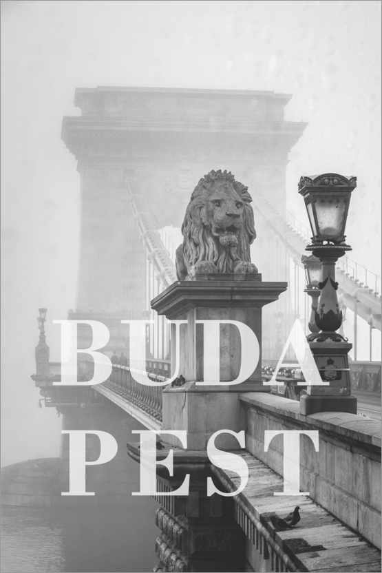 Plakat Cities in the rain: Budapest
