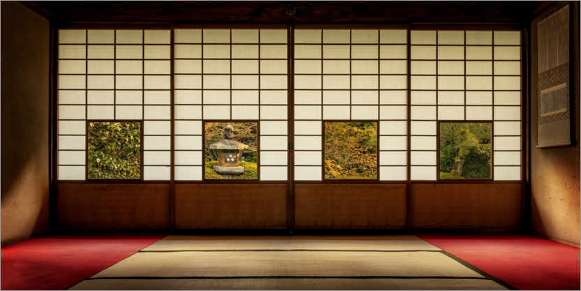 Plakat Four views of the Edo period