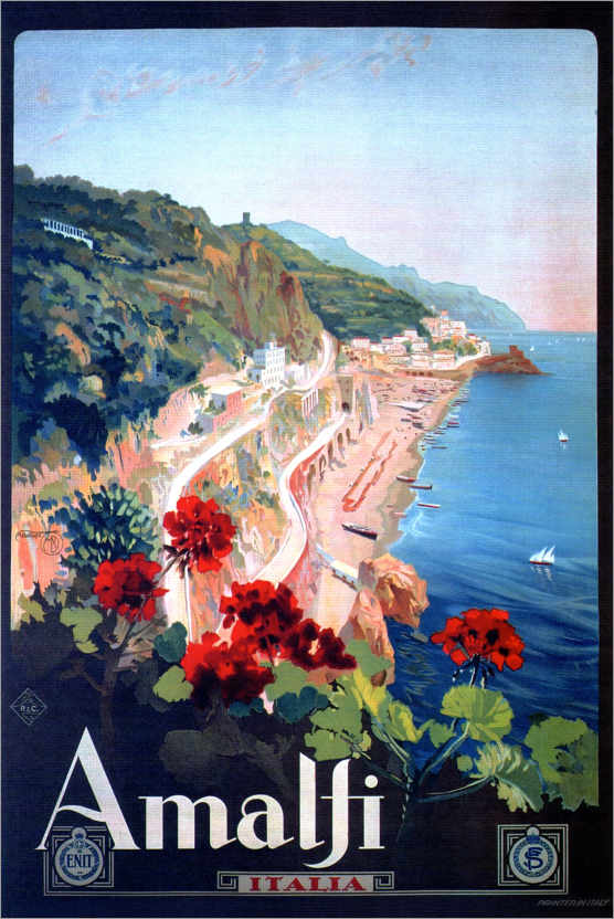 Plakat Amalfi, Italy