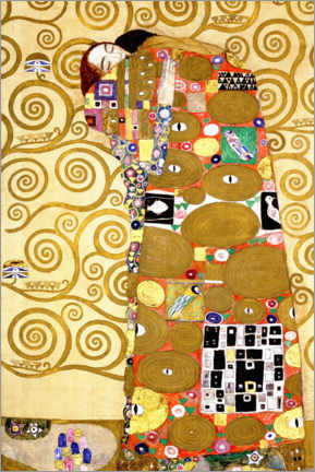 Obraz na płótnie  Drzewo życia (Spełnienie) - Gustav Klimt