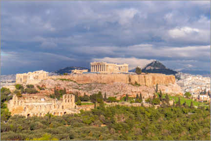 Obraz na drewnie  The Acropolis of Athens, Greece - George Pachantouris