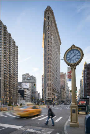 Plakat Flatiron Building w Nowym Jorku