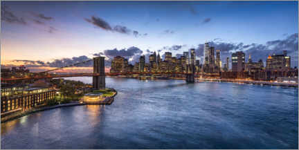 Plakat Brooklyn Bridge in New York