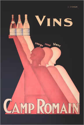 Plakat Camp Romain wines