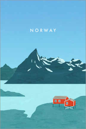 Plakat  Norway - Katinka Reinke
