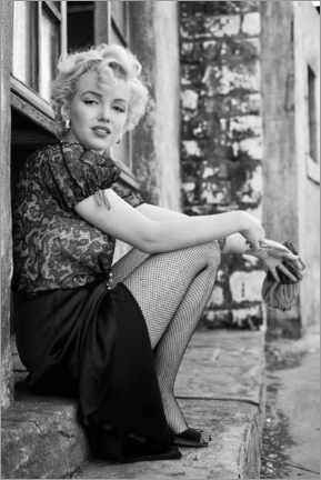 Obraz na płótnie  Marilyn in a film break - Celebrity Collection