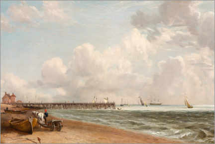 Obraz na drewnie  Hove Beach - John Constable