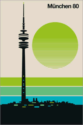 Plakat  München 80 - Bo Lundberg