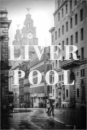 Obraz na aluminium  Cities in the rain: Liverpool - Christian Müringer