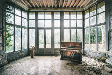 Plakat Abandoned piano