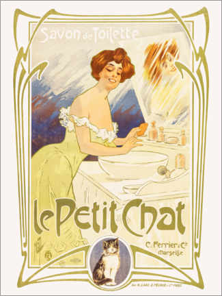 Plakat Mydło od Le Petit Chat