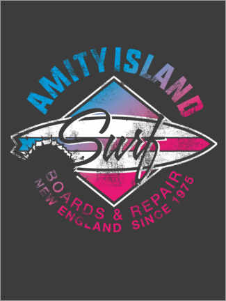 Plakat  Amity Island Surfboard Repair