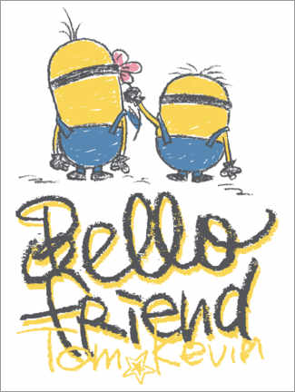 Plakat  Minionkowa przyjaźń
