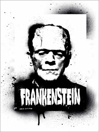 Obraz na szkle akrylowym  Frankenstein - Streetart