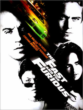 Plakat  The fast and the furious