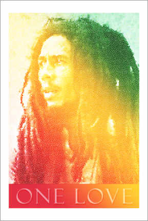 Obraz na płótnie  Bob Marley One Love - Alex Saberi