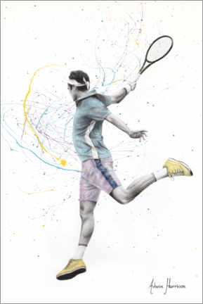 Gallery print  The Tennis Player - Ashvin Harrison