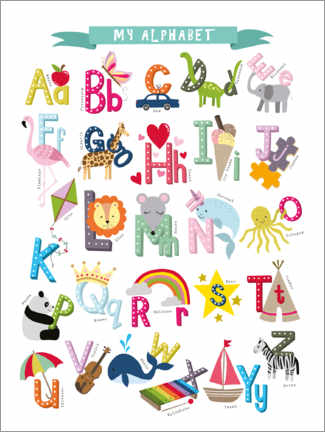 Plakat My alphabet