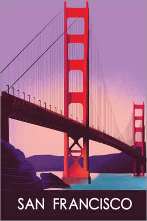 Plakat  San Francisco I - Omar Escalante