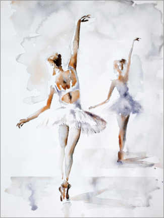 Obraz na płótnie  Ballerina in blue - Aimee Del Valle