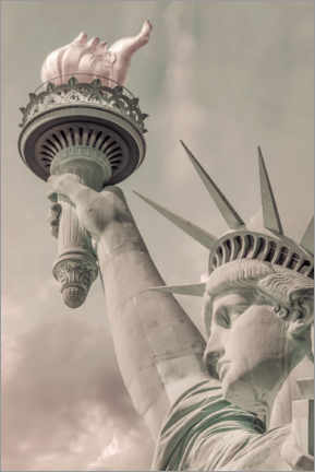 Obraz na płótnie  The Statue of Liberty in New York City - Melanie Viola