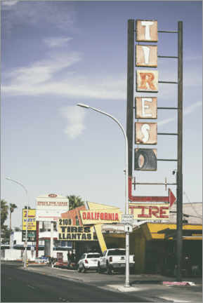 Obraz na płótnie  American West - Tires Vegas - Philippe HUGONNARD