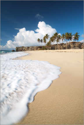 Plakat At the beach, Barbados