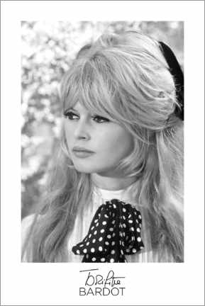 Obraz na płótnie  Brigitte Bardot - Polka Dot