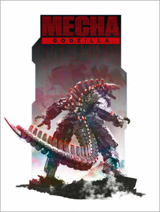Obraz na PCV  Mecha Godzilla