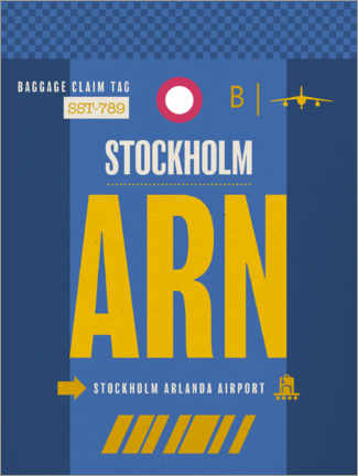 Plakat  ARN Stockholm - Design Turnpike
