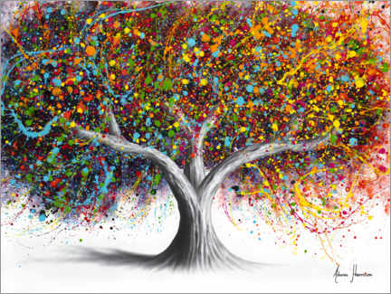 Obraz na drewnie  Tree of Celebration - Ashvin Harrison