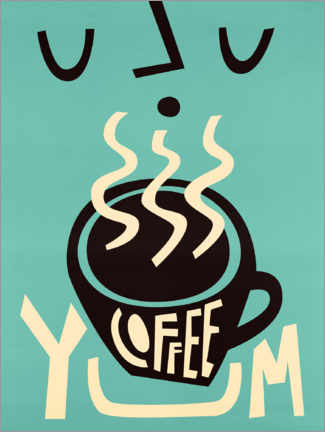 Plakat  Yum Coffee - Fox &amp; Velvet
