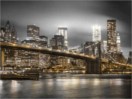 Obraz na szkle akrylowym  Brooklyn Bridge, NYC - Assaf Frank