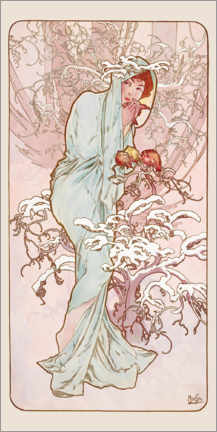 Plakat The Seasons: Winter, 1896