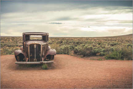 Plakat Wreck in the desert
