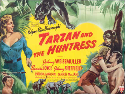 Obraz na płótnie  Tarzan and the Huntress