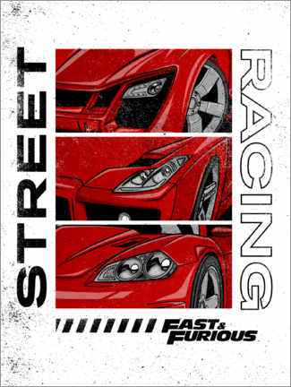 Plakat  Street racing