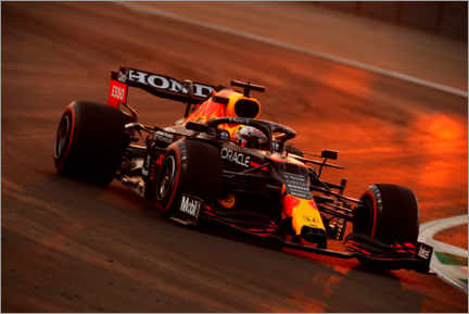 Obraz na płótnie  Max Verstappen, Red Bull Racing, Saudi Arabia GP, 2021