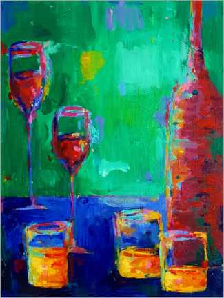 Obraz na szkle akrylowym  Wine and Whiskey - Dawn Underwood