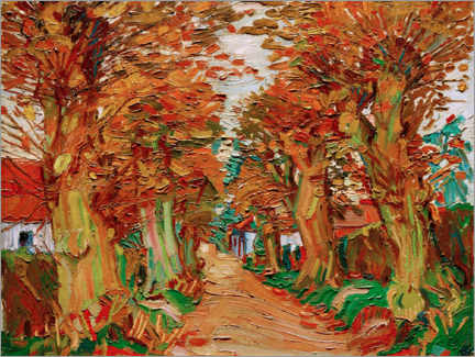 Plakat Avenue of Linden Trees
