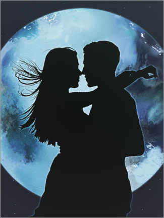 Plakat Kiss in the moonlight