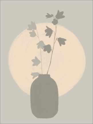 Obraz na szkle akrylowym  Japandi vase - Studio Carper